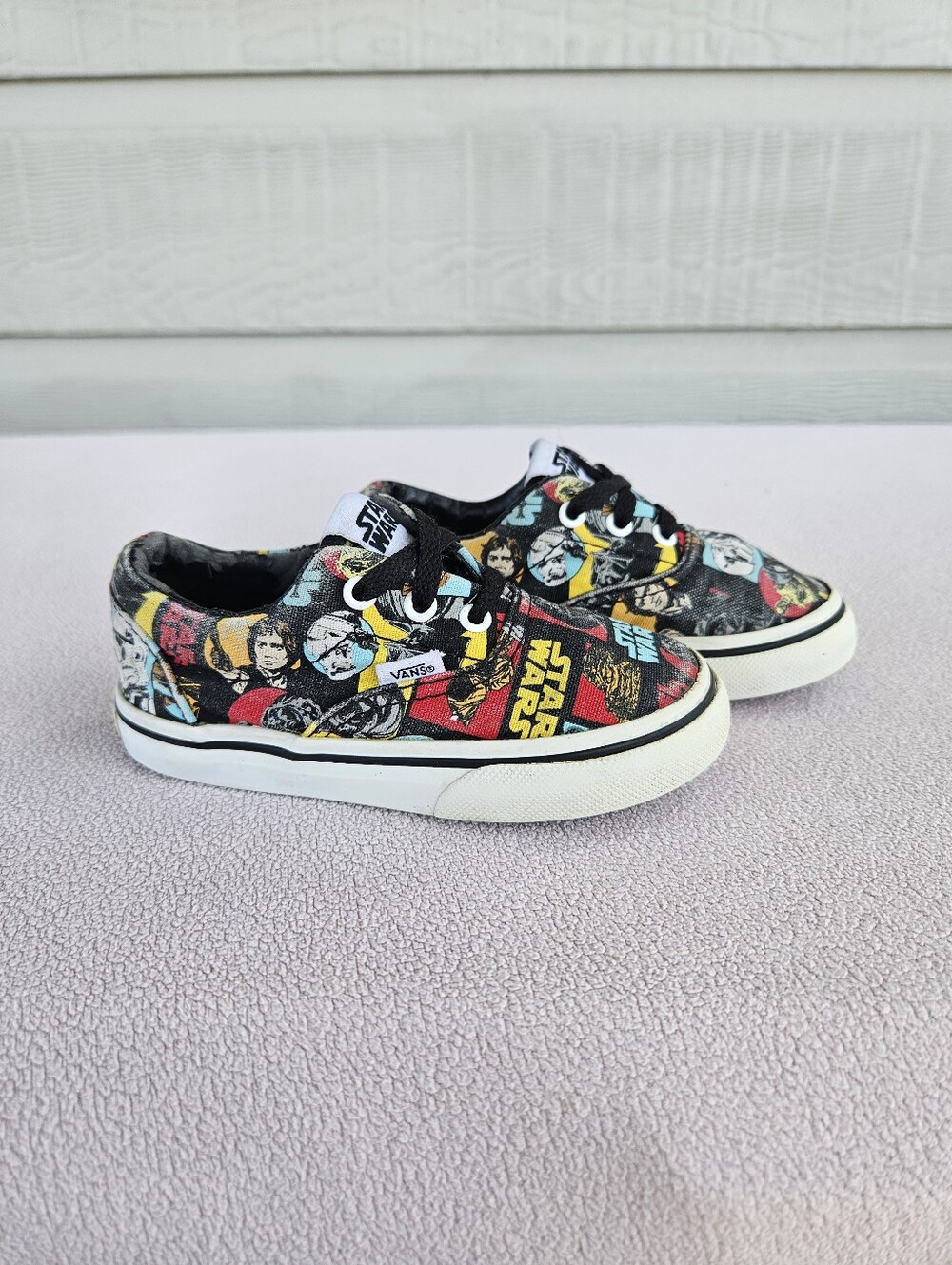 Vans x Star Wars Era Classic Repeat Sneaker SZ 7C Canvas Tie Low Top Han Solo